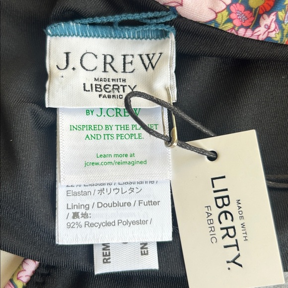 J Crew High-Rise Cheeky Bikini Bottom Liberty® Meadow Song Fabric - Picture 5 of 6